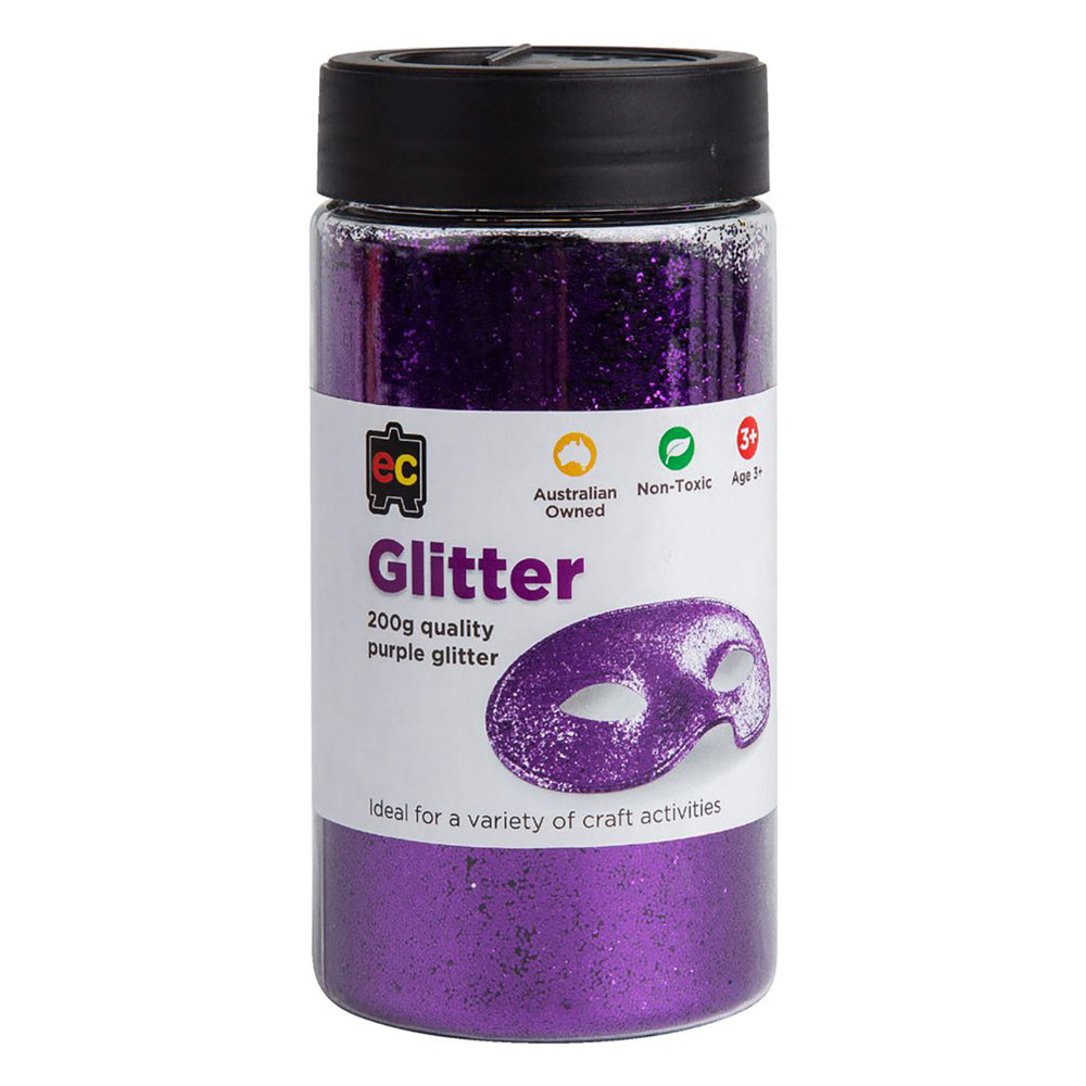Educational Colours Glitter Jar 200g