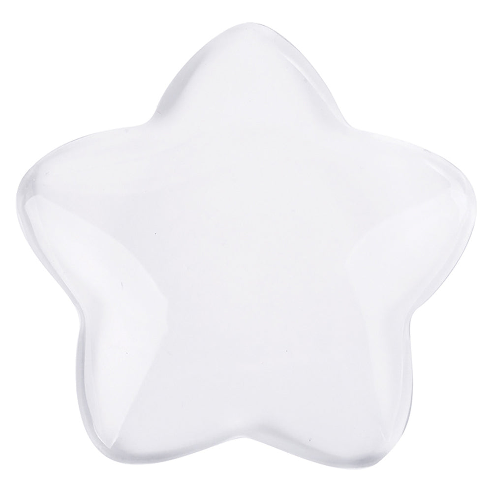 Clear Glass Star 48mm 10pcs