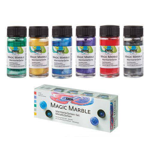 Metallic Magic Marble Paint 6pcs