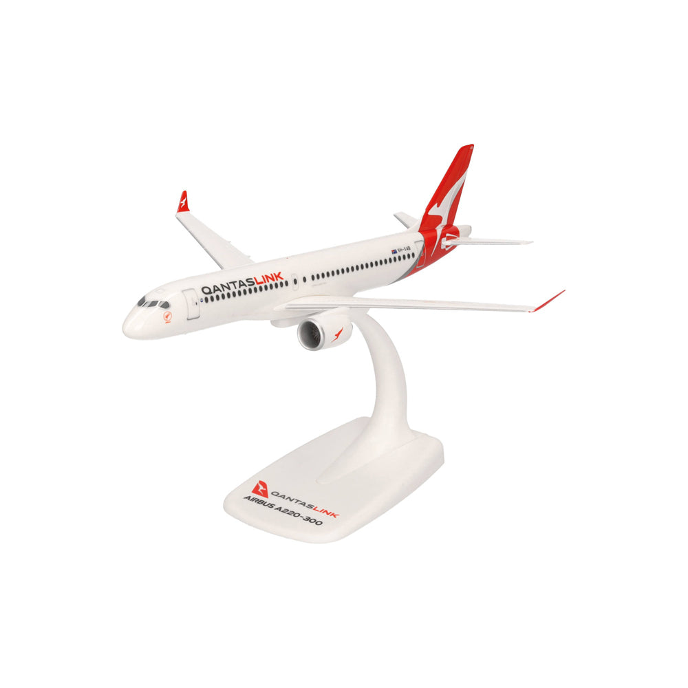 Snap-Fit QantasLink Airbus A220-300 1/200 Scale Aircraft Model