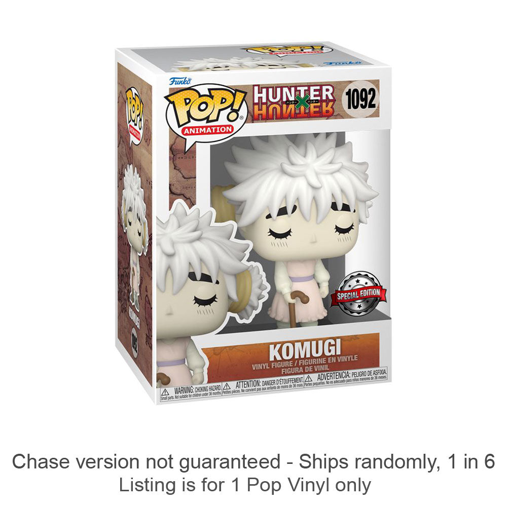 Hunter x Hunter Komugi US Exc Pop! Vinyl Chase Ships 1 in 6