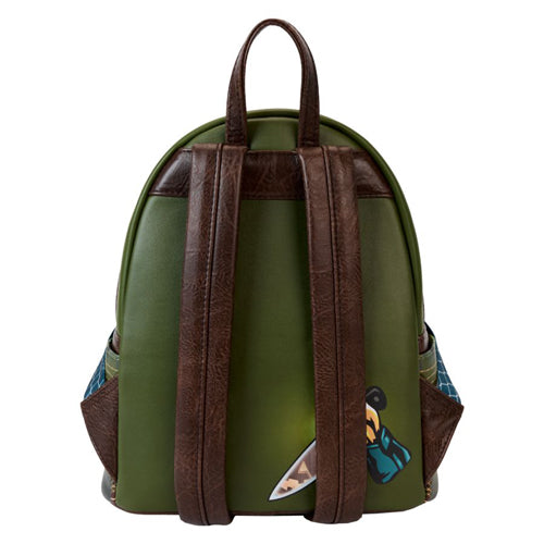 Michael Myers Pumpkin Glow Mini Backpack w/ Coin Bag