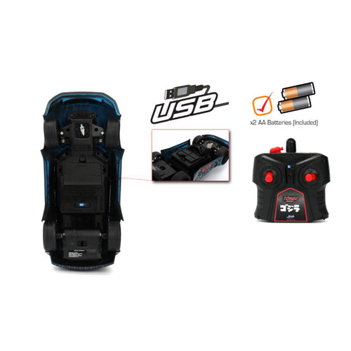 Hollywood Rides Godzilla 2009 Nissan GT-R R35 1:16 RC Car