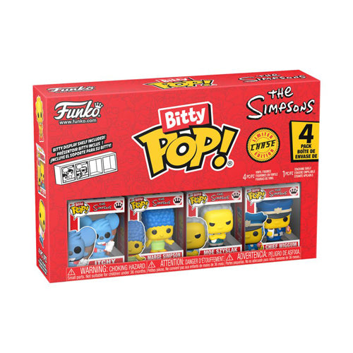 The Simpsons Itchy Bitty Pop! 4-Pack