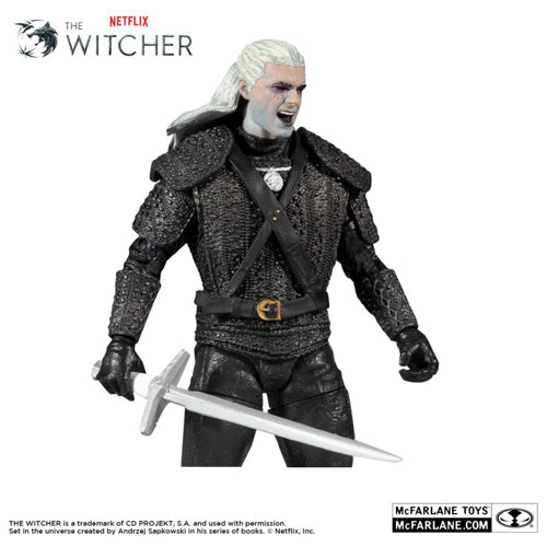 The Witcher TV Geralt Battle 7" Prem Figure
