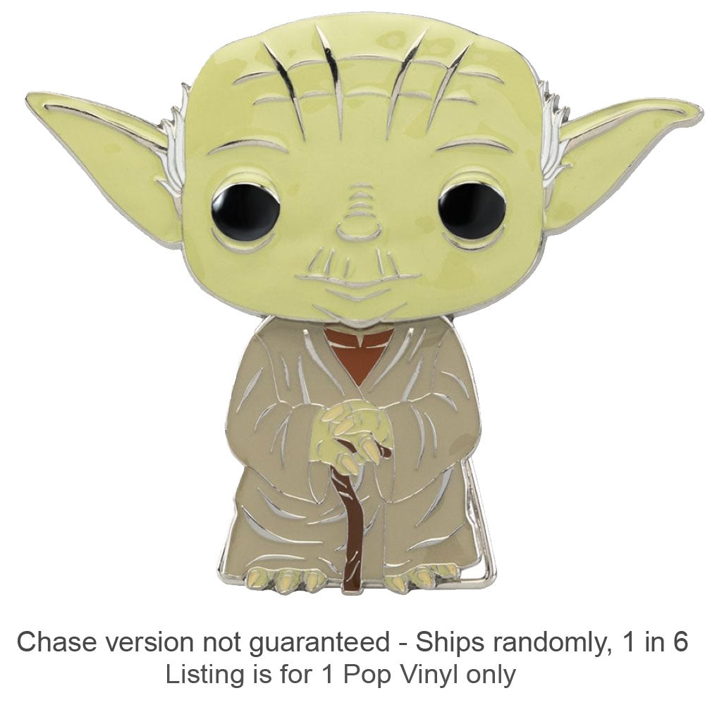 Star Wars Yoda 4" Pop! Enamel Pin Chase Ships 1 in 6