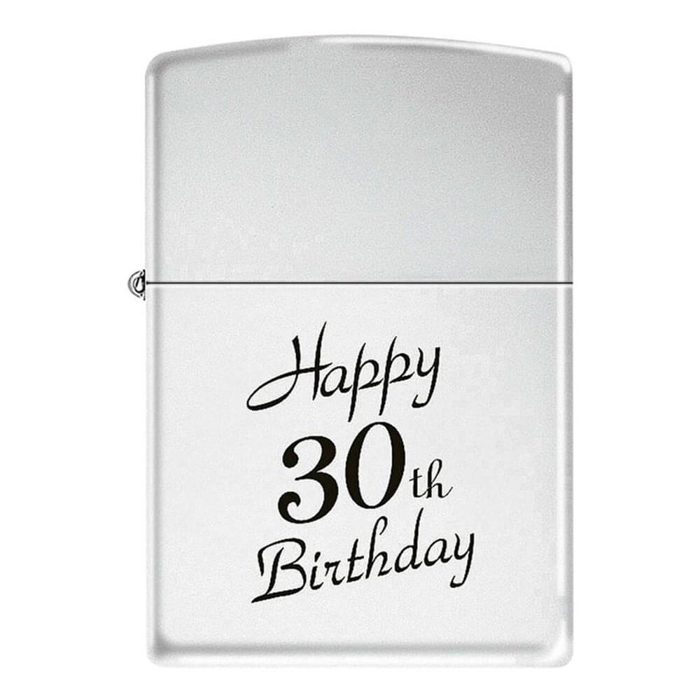 Zippo Birthday Feuerzeug aus hochpoliertem Chrom