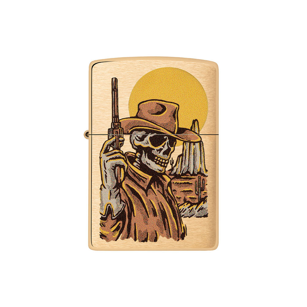 Zippo Cowboy Skull Design Sturmfeuerzeug