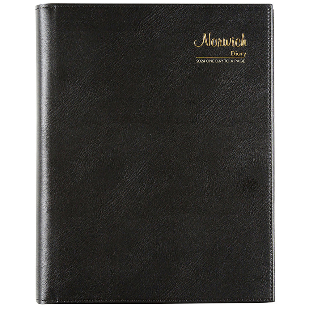 Cumberland Norwich Quarto 2024 Diary (czarny)
