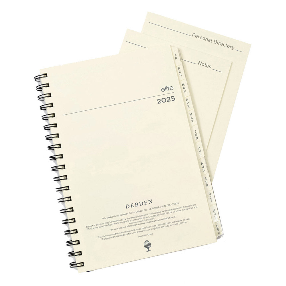 Debden Elite Compact 2025 Diary Refill(190x127mm)