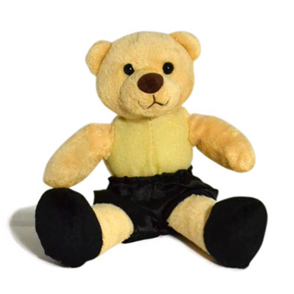 22 cm de urso de pelúcia com shorts
