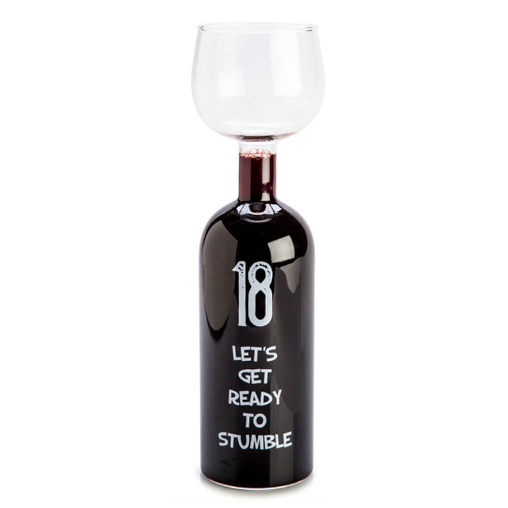 Tillykke med fødselsdagen vinflaske glas