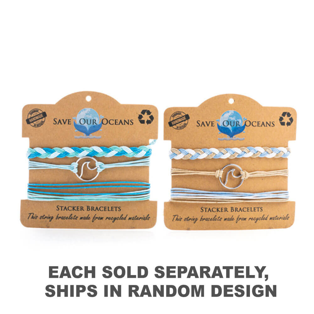 Handgefertigtes Stacker-Armband (3er-Set)