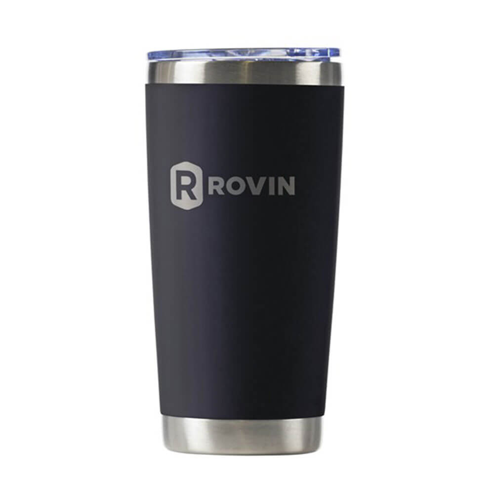 プッシュ蓋付きのRovin Stainless Steel Cup(590ml)