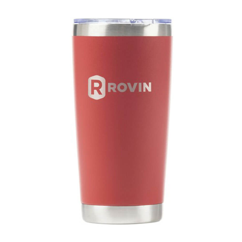プッシュ蓋付きのRovin Stainless Steel Cup(590ml)