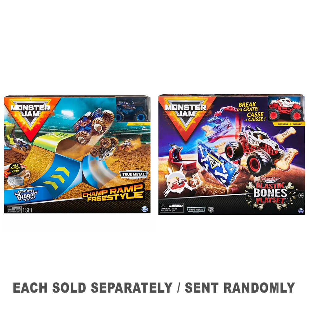 モンスタージャム1:64スタントプレイセット（1PCランダムスタイル）