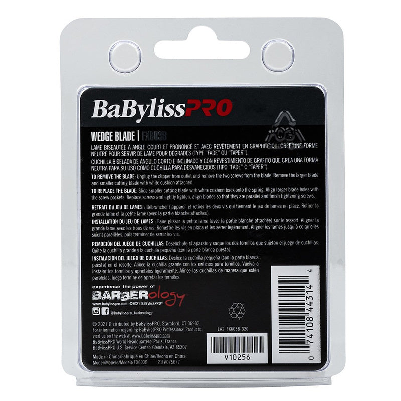 BaBylissPRO Hair Clipper Wedge Blade Graphite