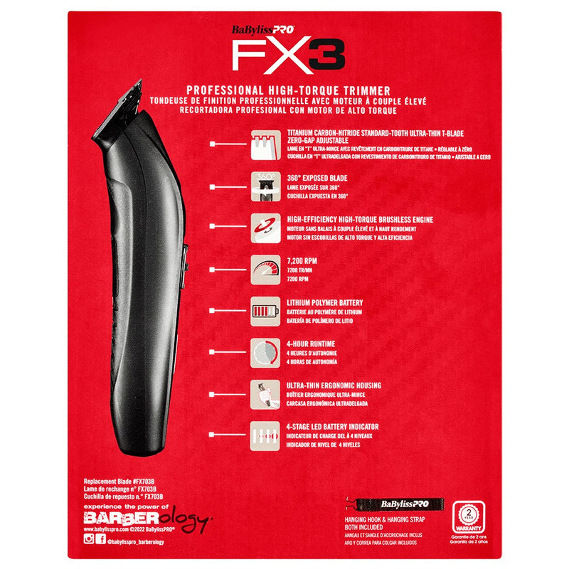 BaBylissPRO FX3 Hair Trimmer