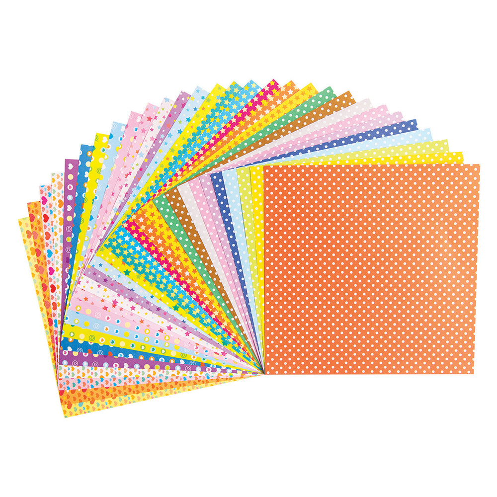 Patterned Origami Paper 300pcs (15x15cm)