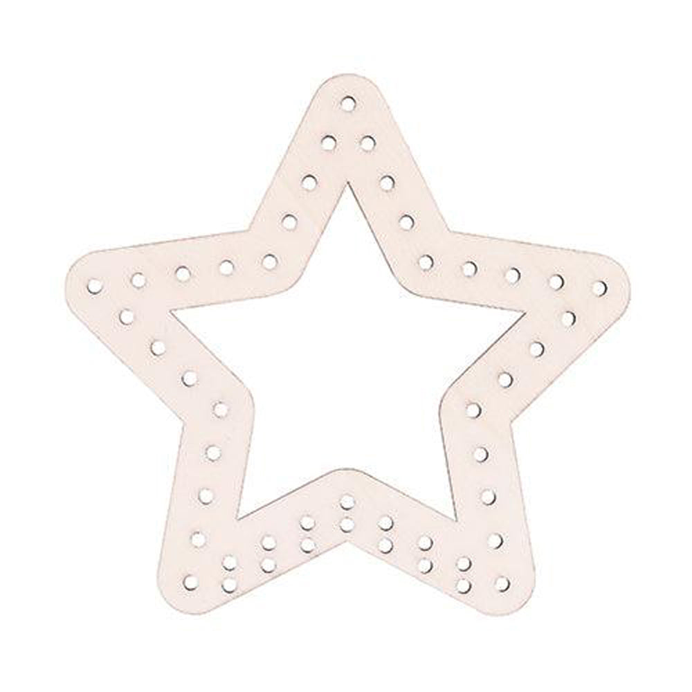 Wooden Weaving Star 10pcs