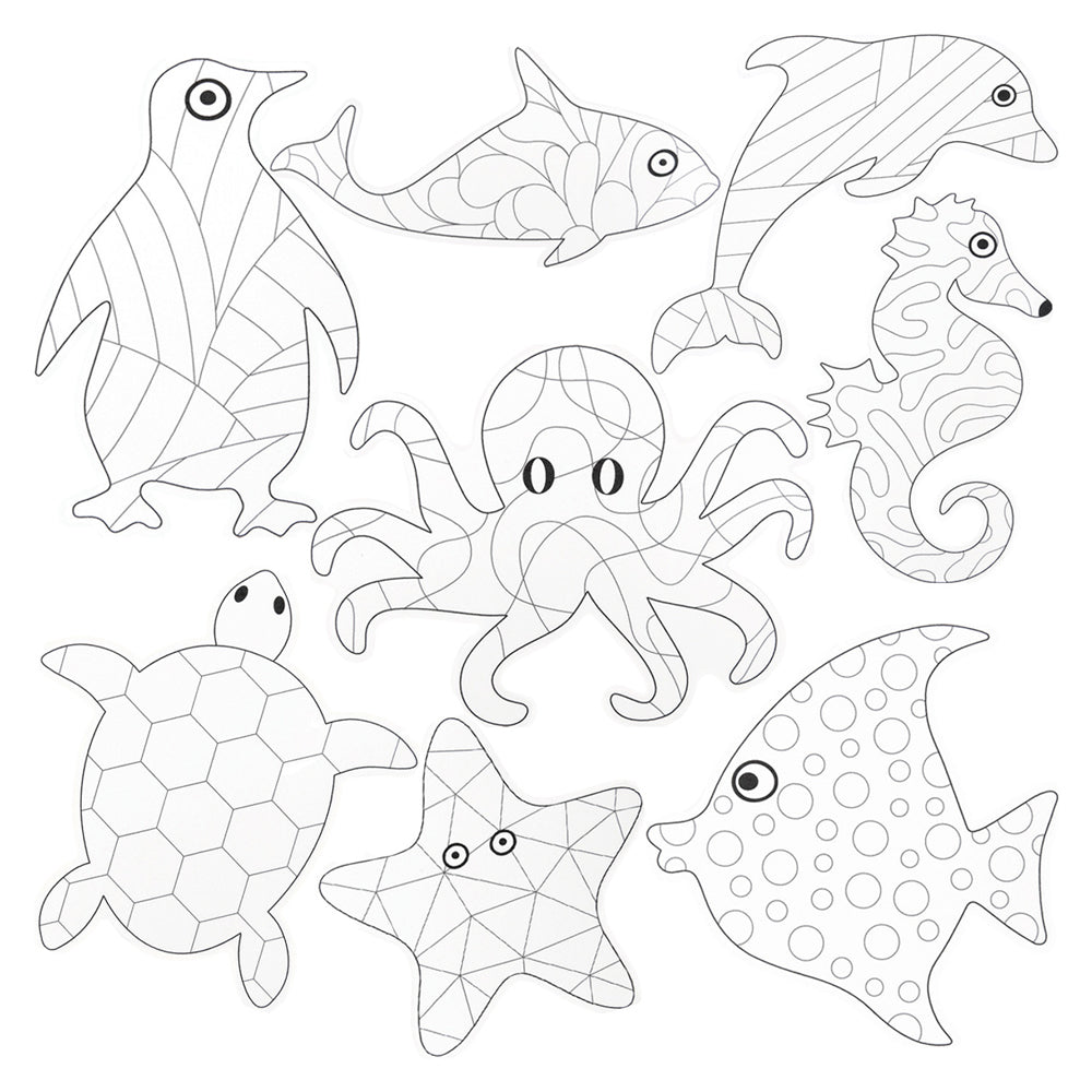 ColourMe Cardboard Sea Creatures 24pk