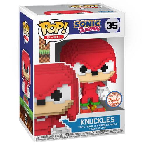 Sonic the Hedgehog Knuckles 8-Bit US Exclusive Pop! Vinyl
