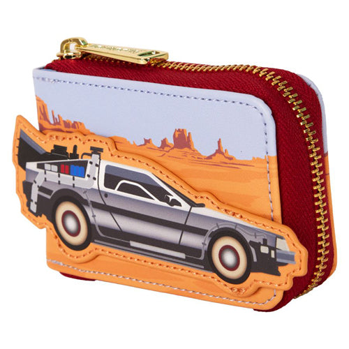 Back to the Future 40th Anniv Delorean Accordion Wallet