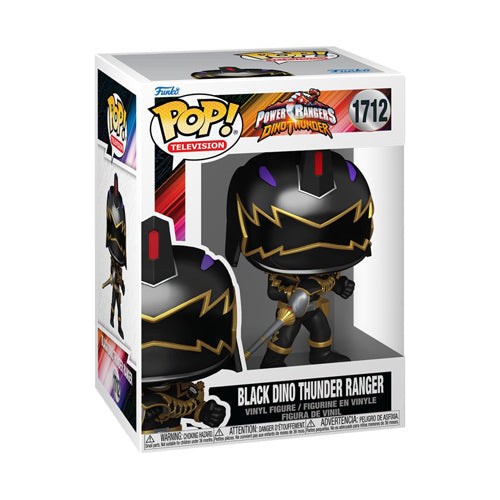 Power Rangers: Dino Fury Black Dino Ranger Pop! Vinyl