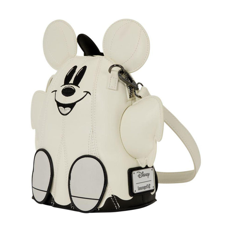 Disney Mickey & Minnie Ghost Glow Figural Crossbody Bag