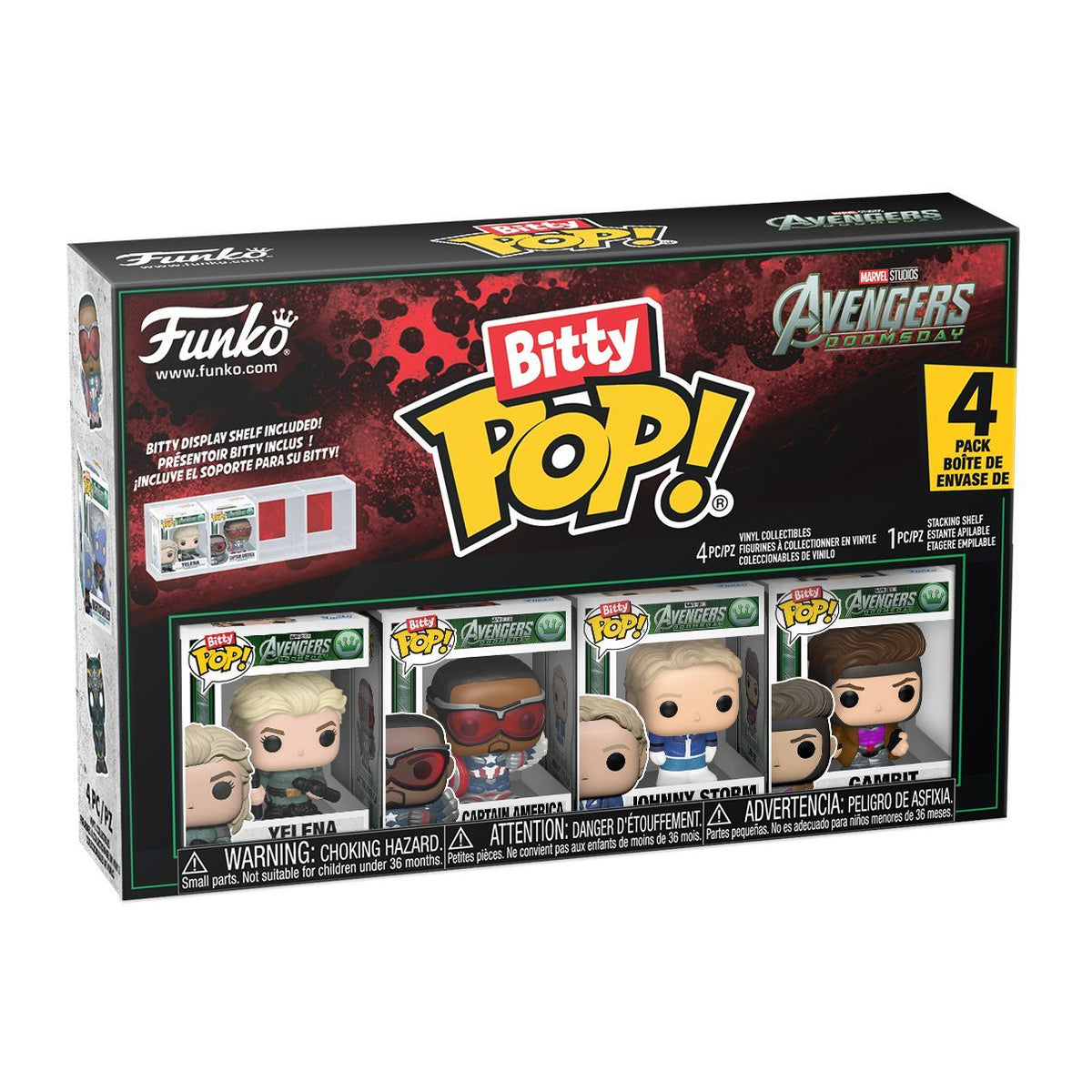 Avengers: Doomsday Yelena Bitty Pop! 4-Pack