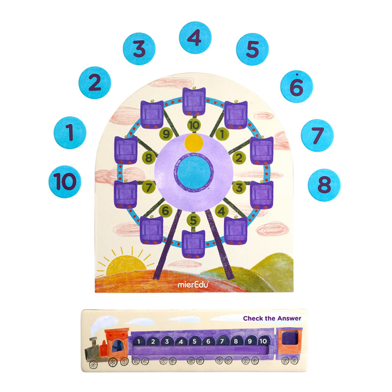 mierEdu MI Maths Brain Ferris Wheel Arithmetic Board