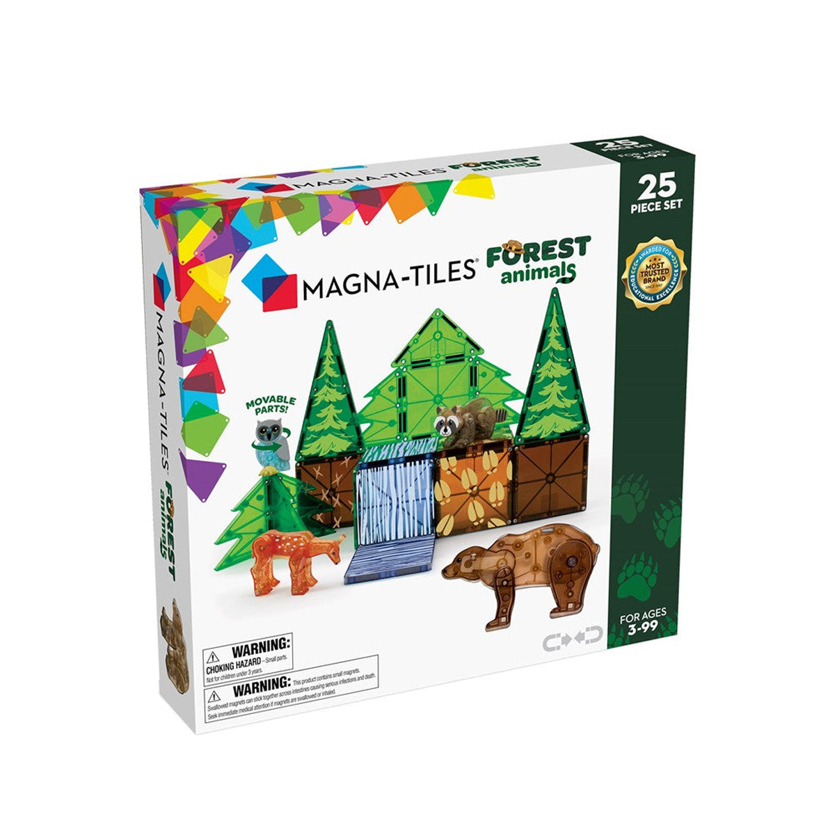 MAGNA-TILES Forest Animals 25-Piece Set