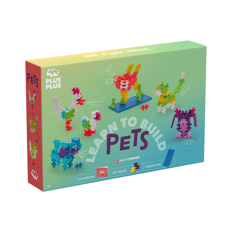 Plus-Plus Learn to Build Pets Building Blocks