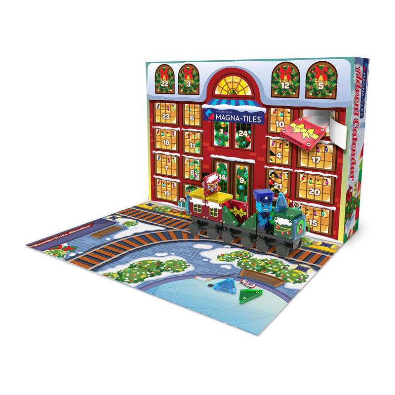 MAGNA-TILES microMAGS Advent Calendar 34-Piece Set