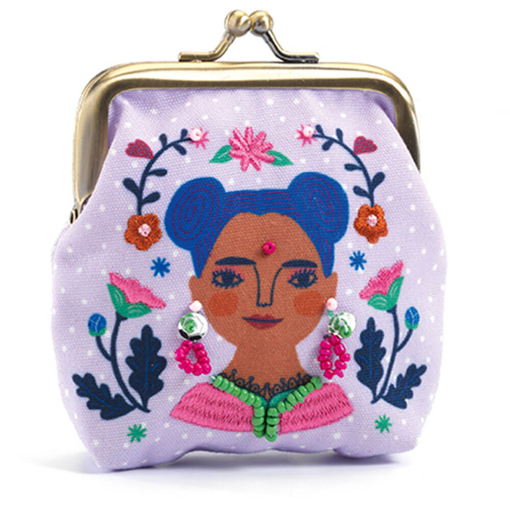 レトロな金属留め金付きのdjeco素敵な財布