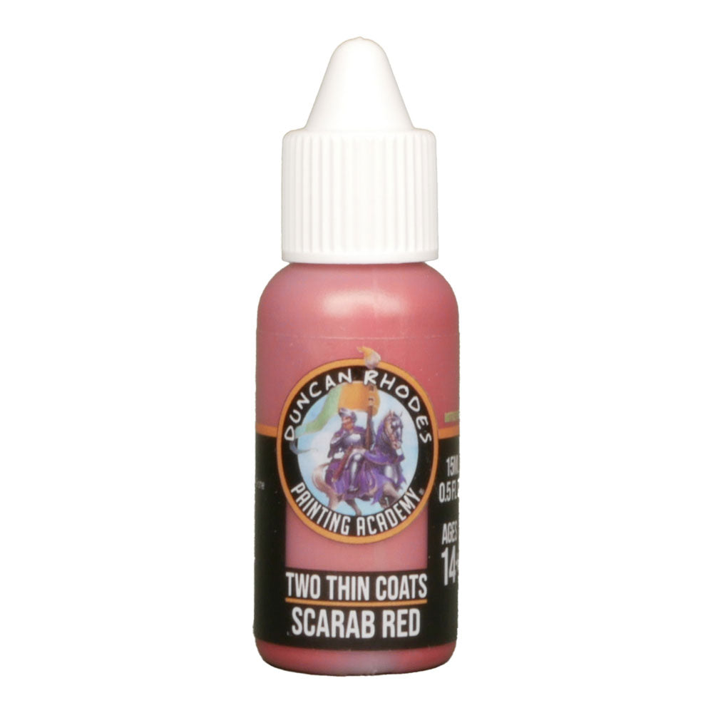Two Thin Coats Acrylic Paint 15mL (Red)