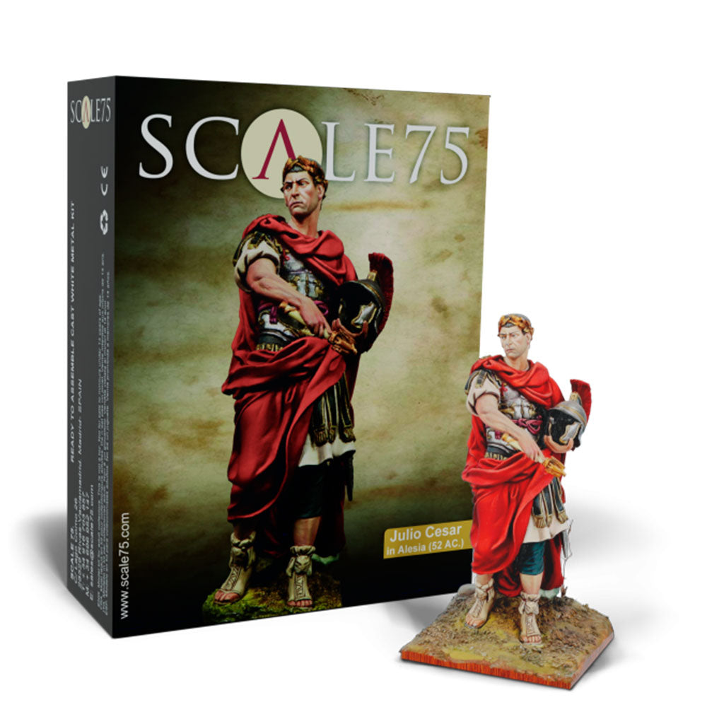 Scale 75 Rome Julio Cesar In Alesia Figure 75mm
