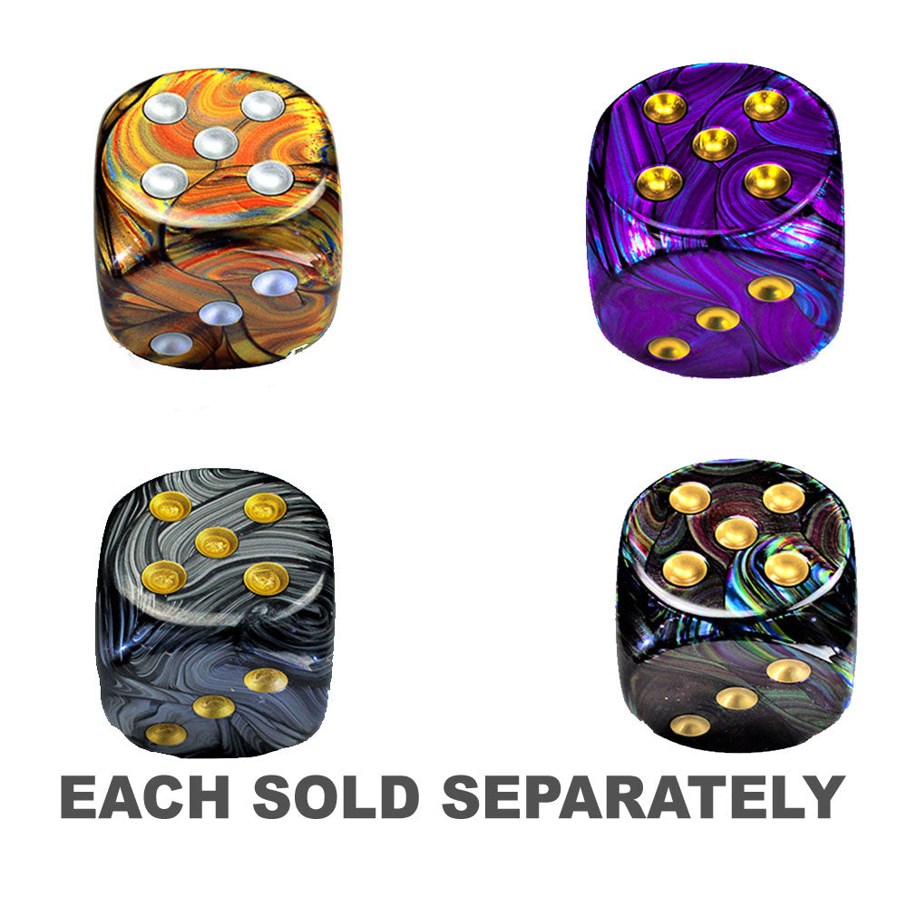 Chessex Lustrous D6 Dice with Pips 50mm