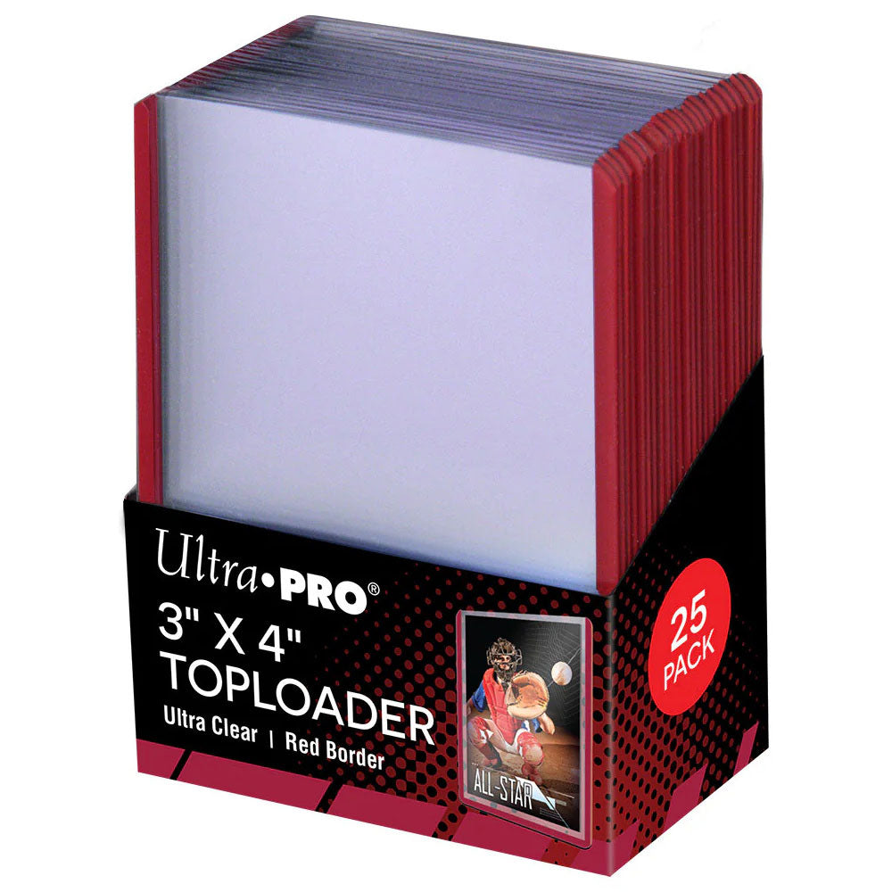 Ultra Pro Coloured Border Toploader Card Holder 25pcs (3x4in)