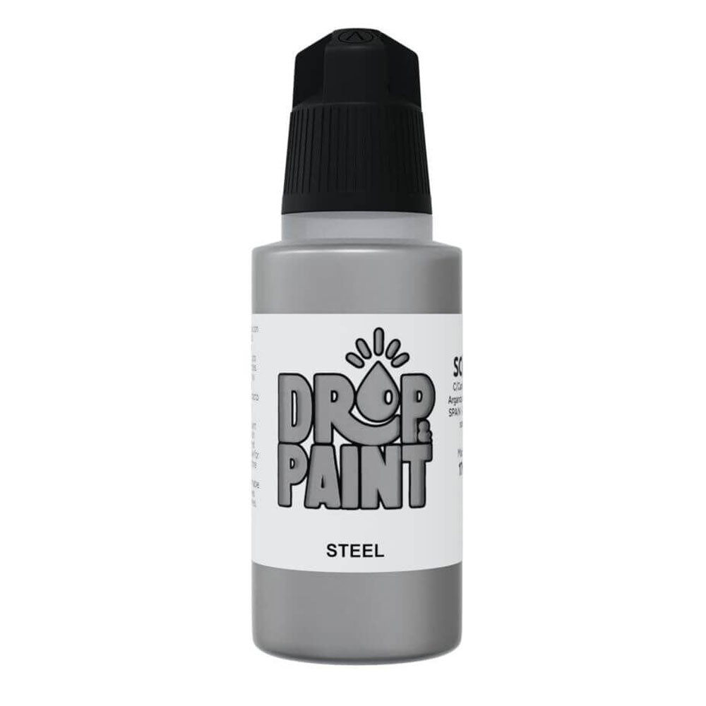 Scale 75 Drop and Paints Acrylic Paint 17mL (Steel)