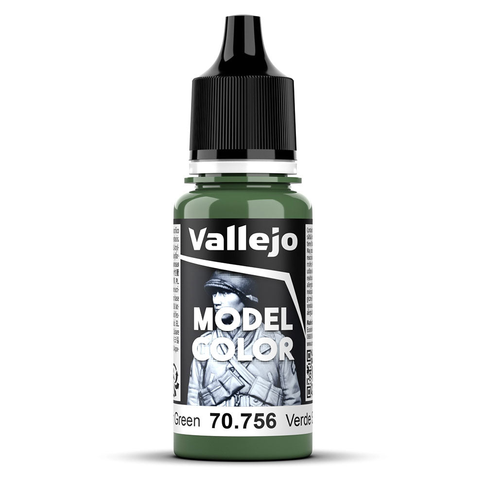 Vallejo Model Colour Acrylic Paint 18mL (Green)