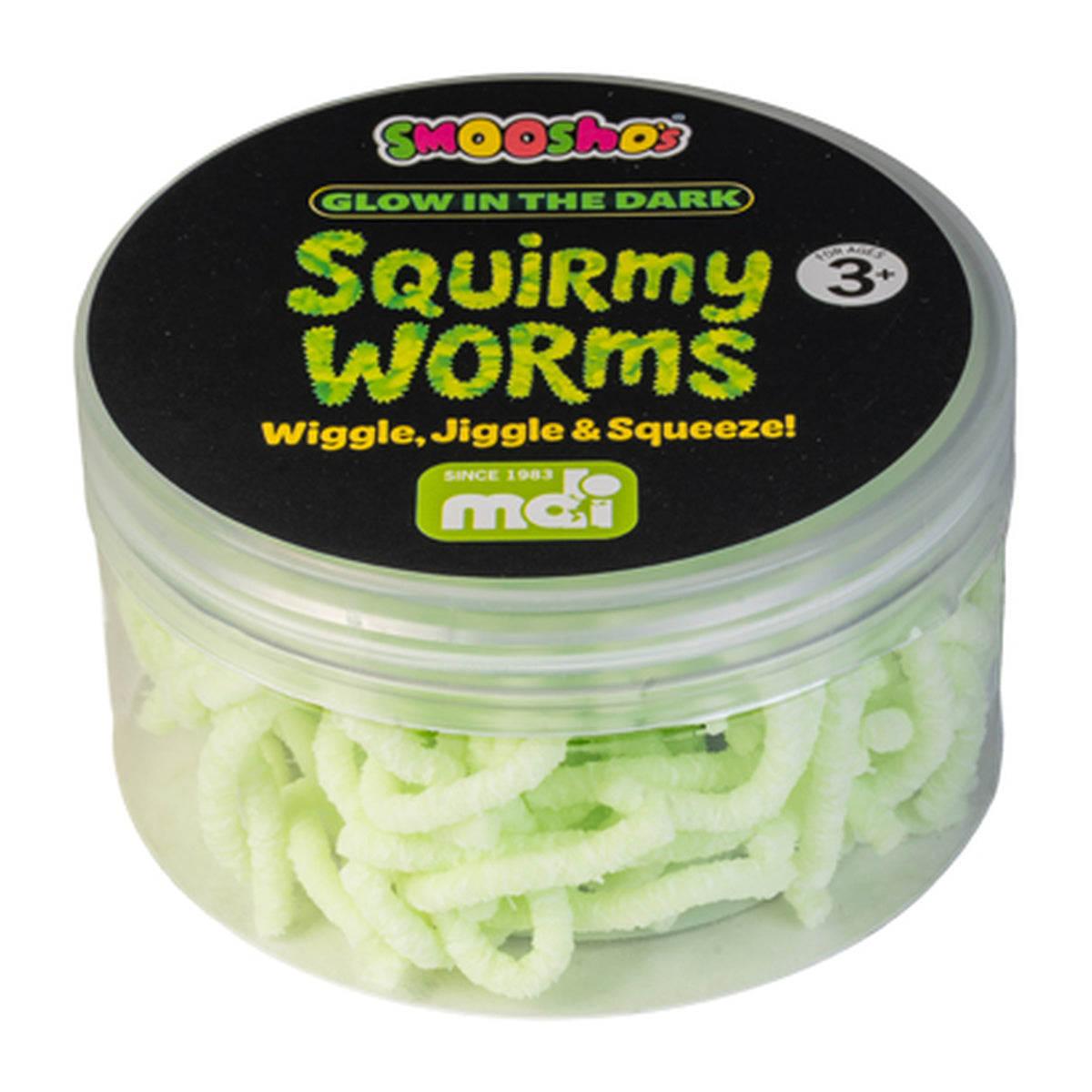 Glow in the Dark Squirmy Worm Toy