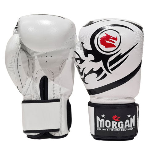 Morgan Elite Boxing and Muay Thai Leather Gloves 16oz