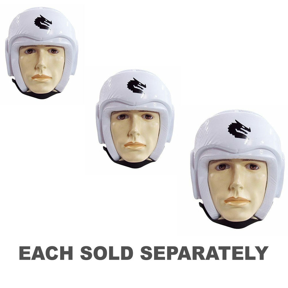 Morgan Dipped Foam Head Guard (White)