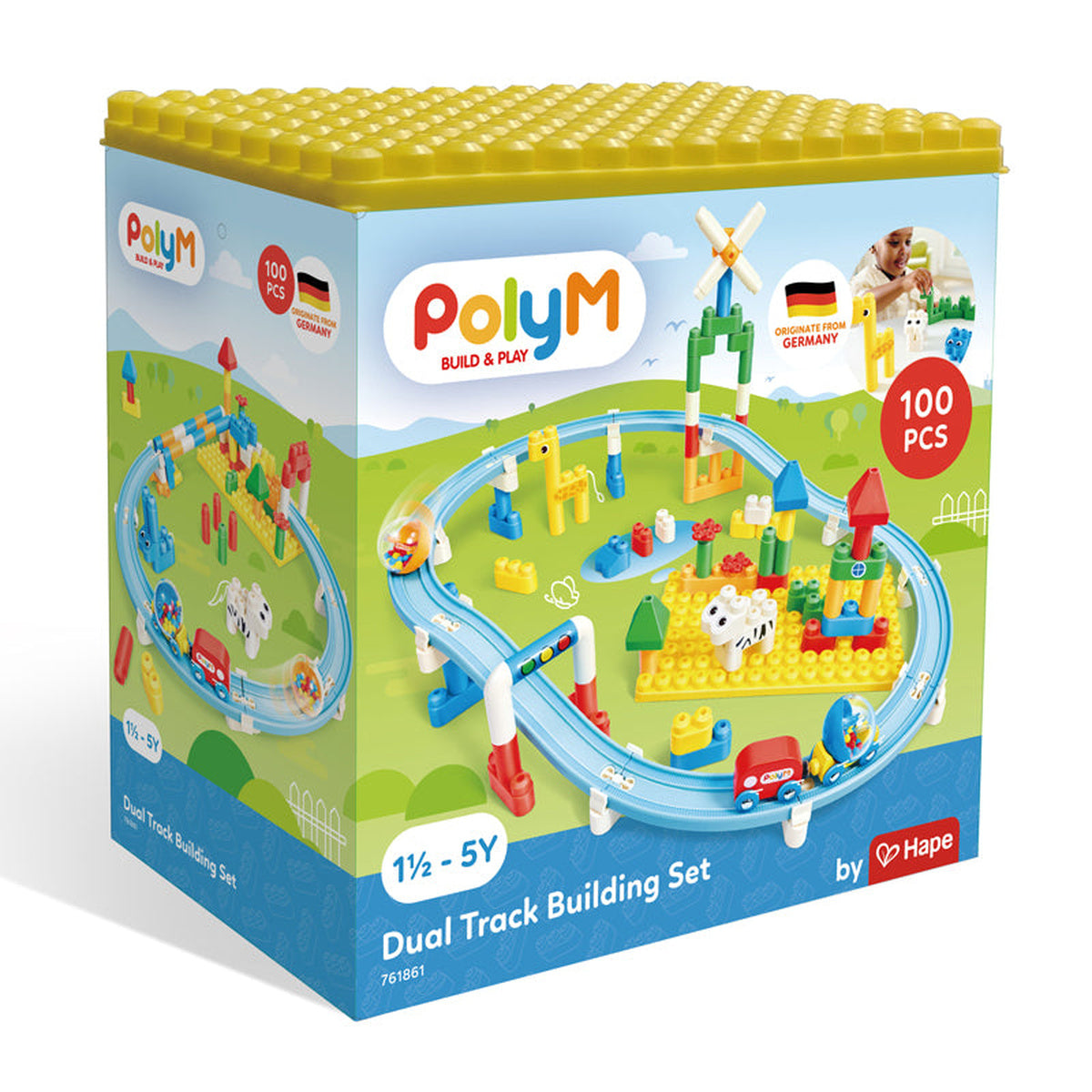 PolyM Dual Track Building Set